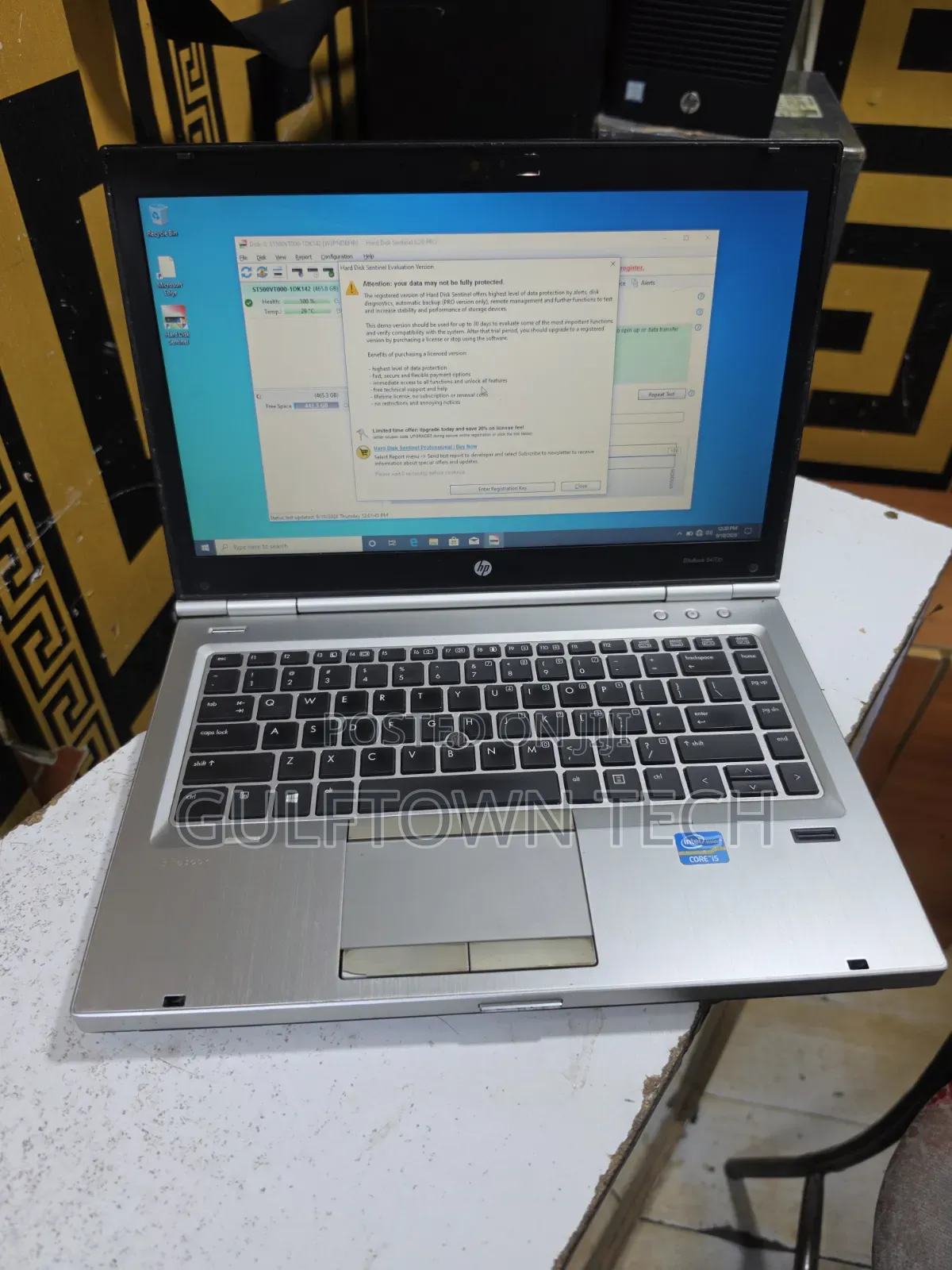 Laptop HP EliteBook 8470P 8GB Intel Core i5 HDD 500GB