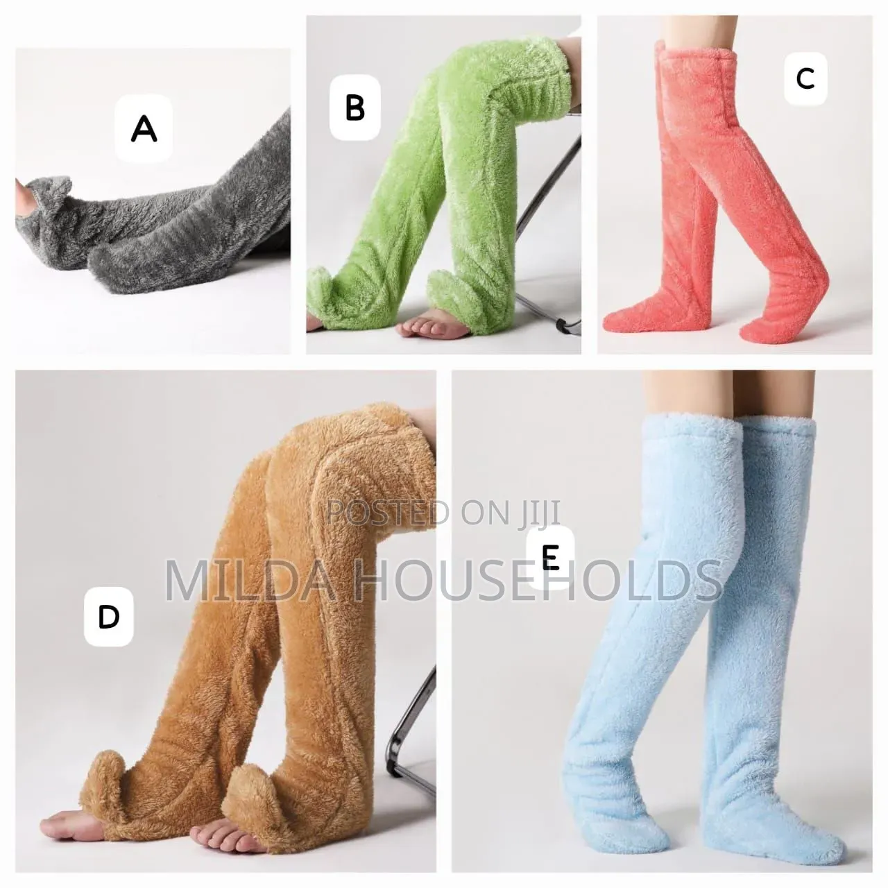 Winter Above the Knee Socks a Pair