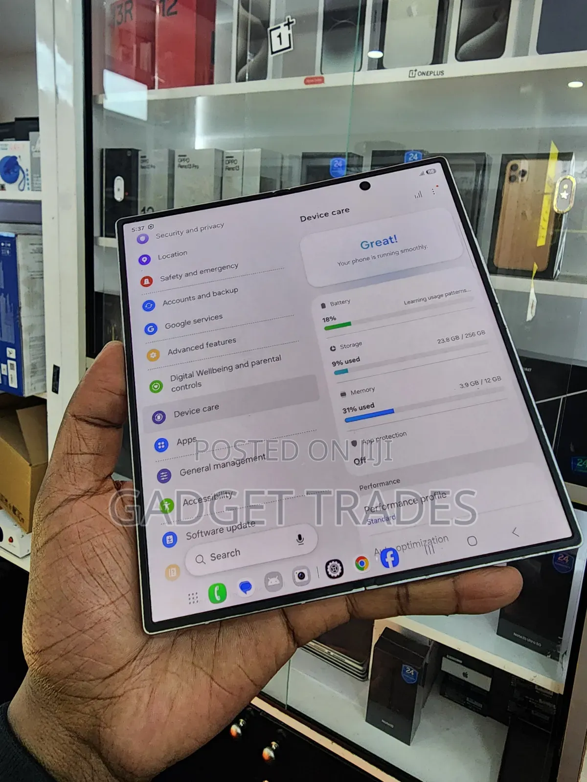 Samsung Galaxy Z Fold7 256 GB Gray