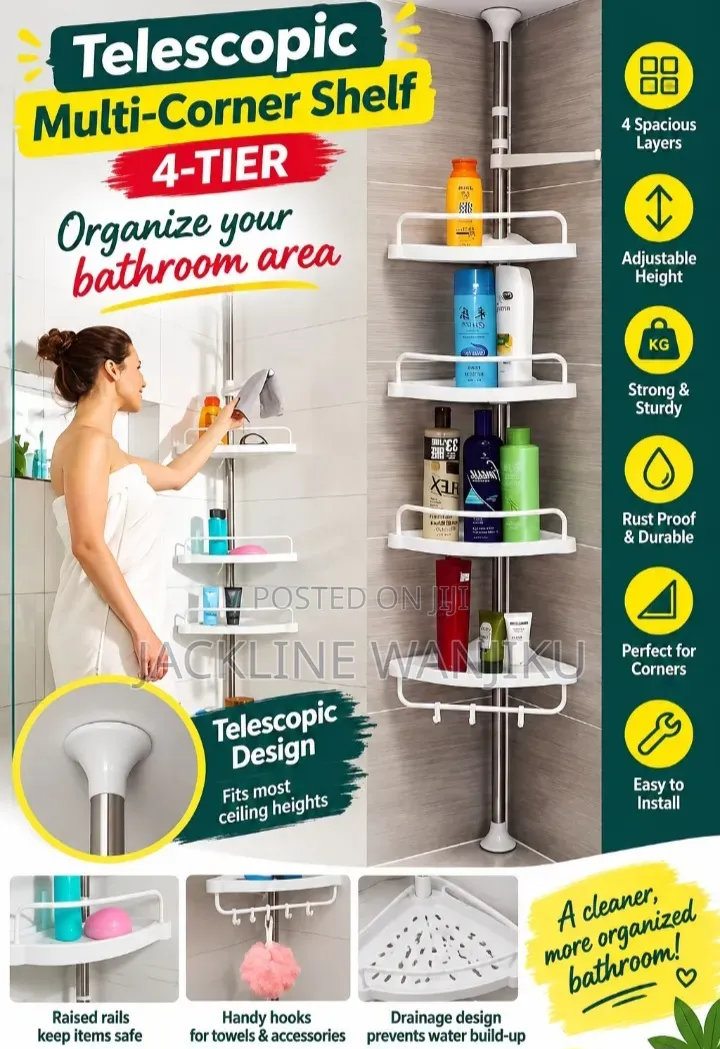 *Telescopic Multi-Corner Shelf*