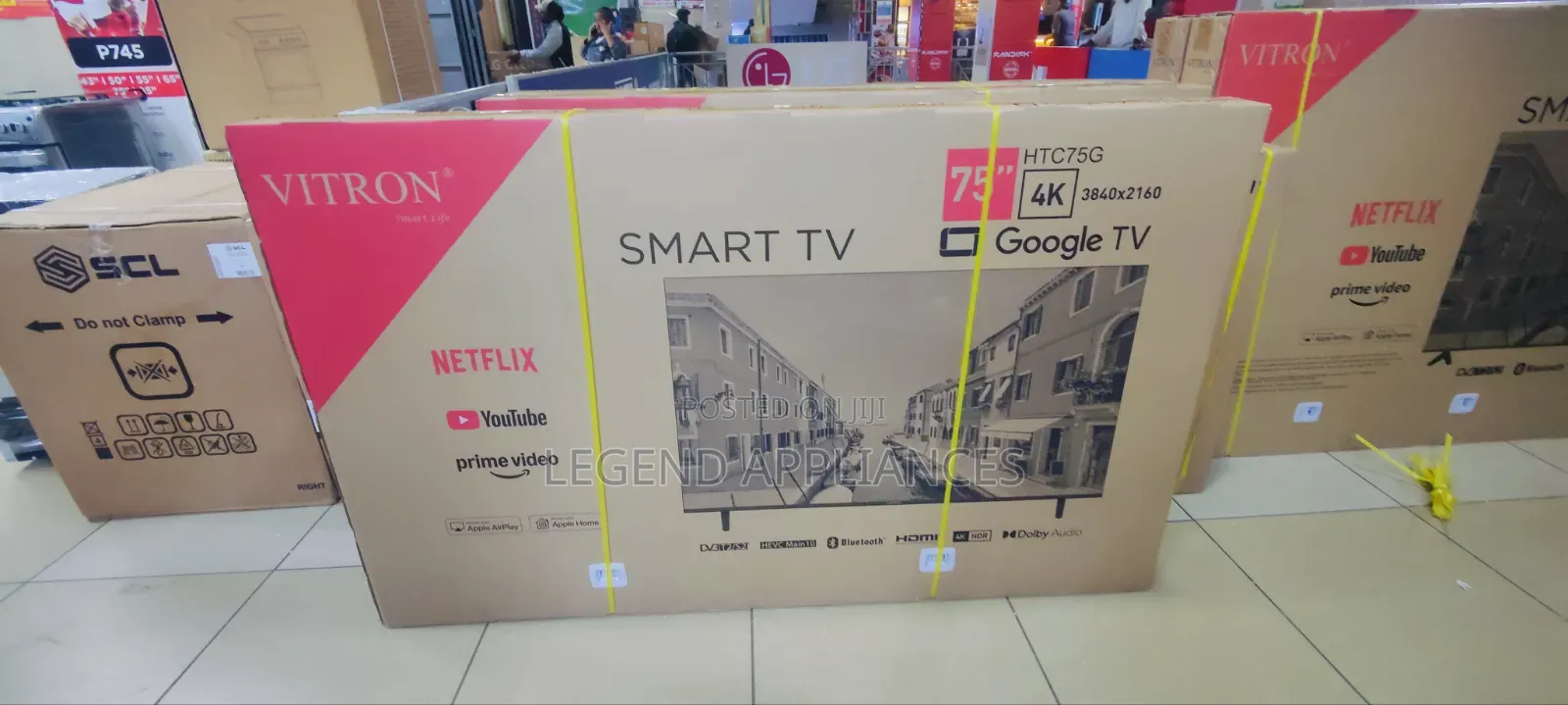 Vitron 75 Inch UHD Smart TV
Web OS