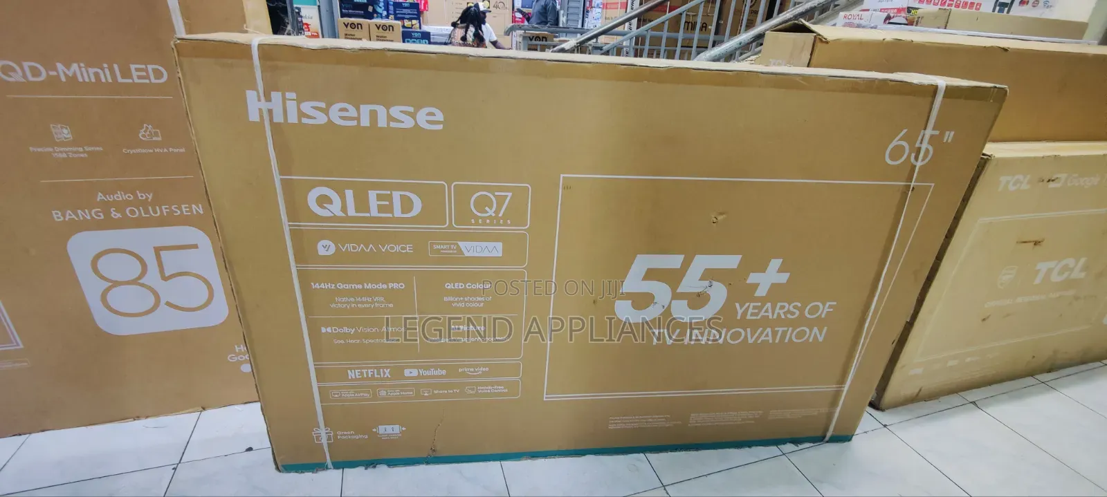 Hisense 65q7qken 65-Inch Qled Pro Uhd 144hz Smart TV