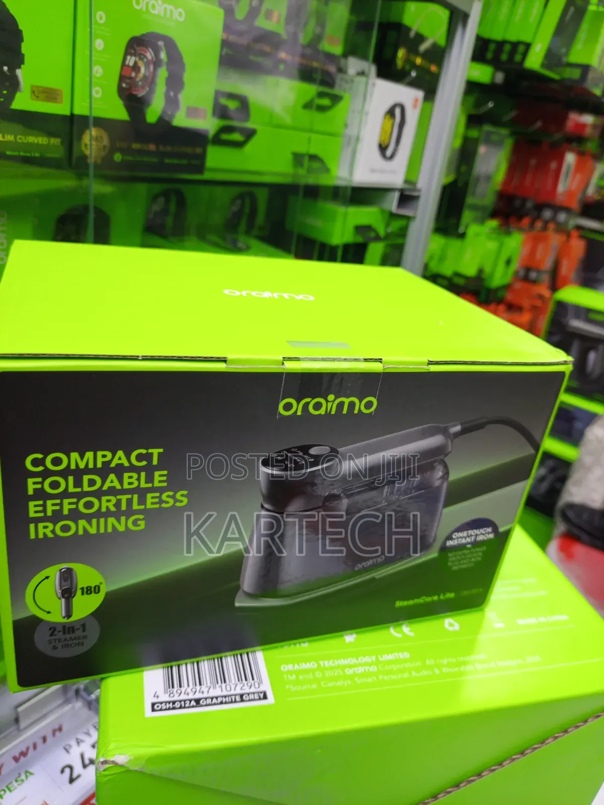 Oraimo OEI-201A SteamCore Lite Travel-Friendly Garment Steamer Iron