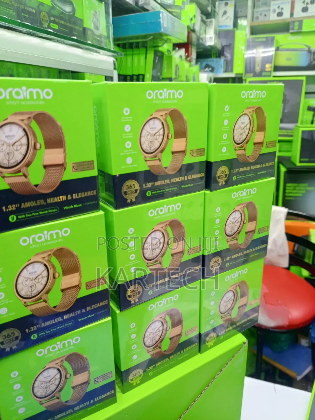 Oraimo Watch Muse OSW-831N – 1.32" AMOLED Smartwatch