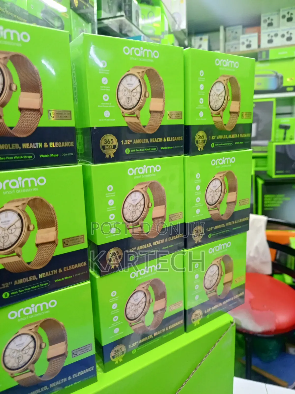 Oraimo Watch Muse 1.32" AMOLED Smartwatch