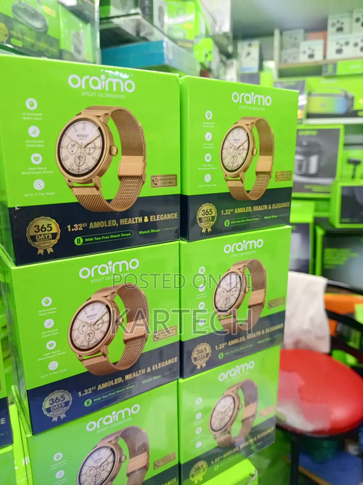 Oraimo Watch Muse 1.32" AMOLED Smartwatch