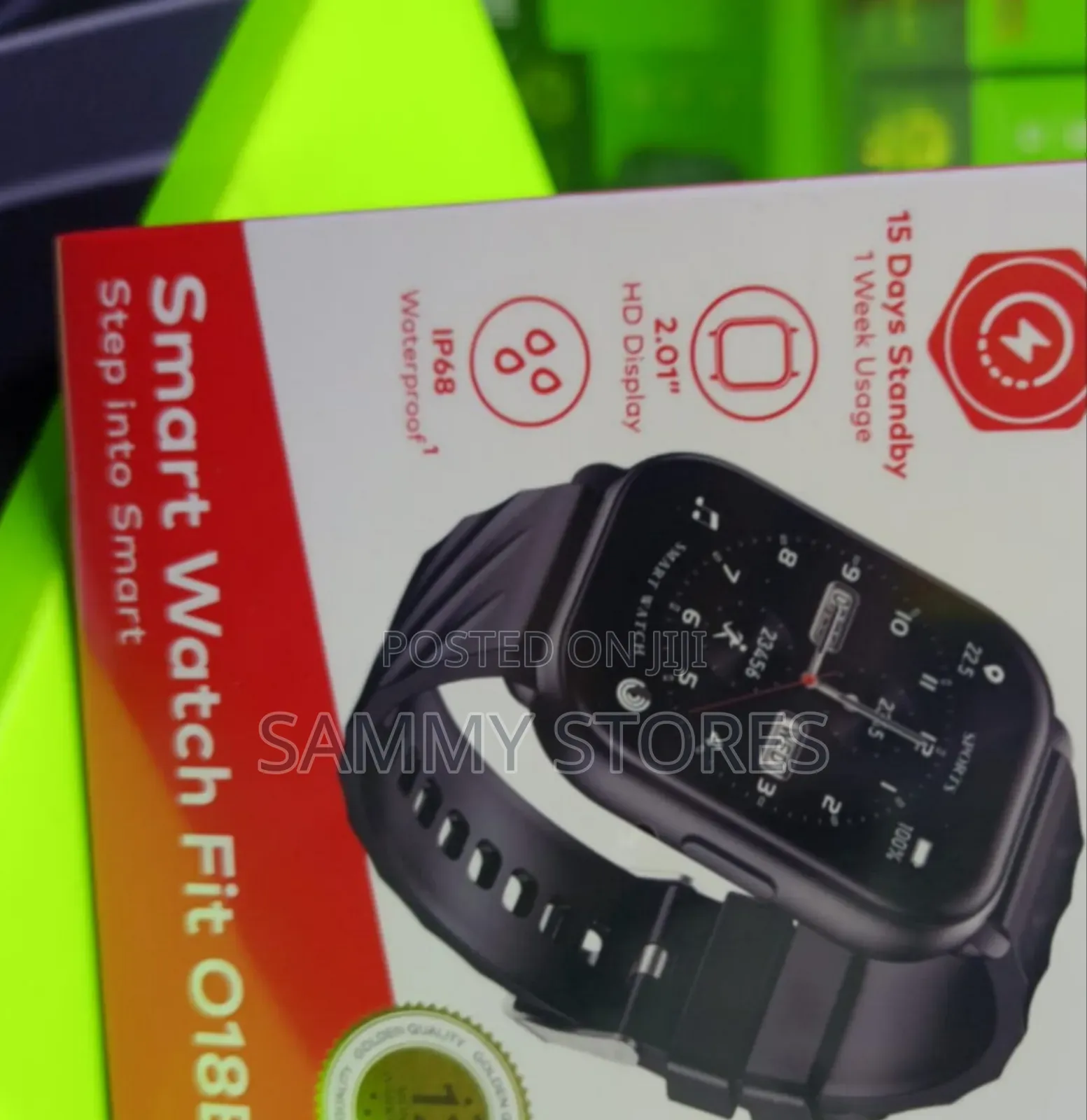 Itel O20 2.04" HD Full-Touch Smartwatch for Android iOS