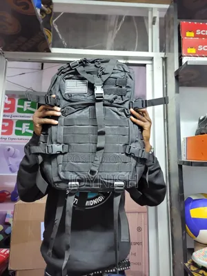 Black Hiking, Camping Bag 50l