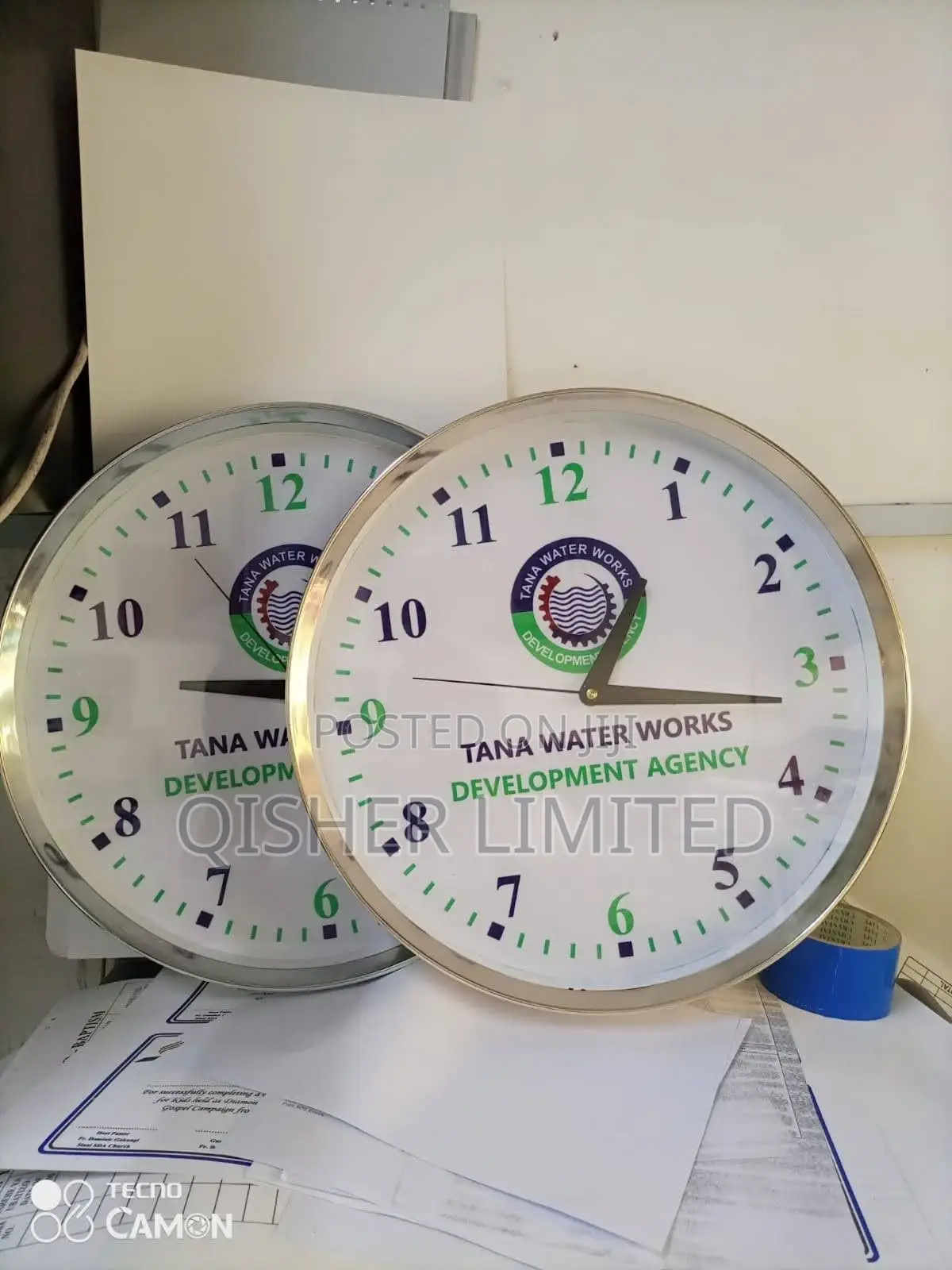 Wall Clock Branding