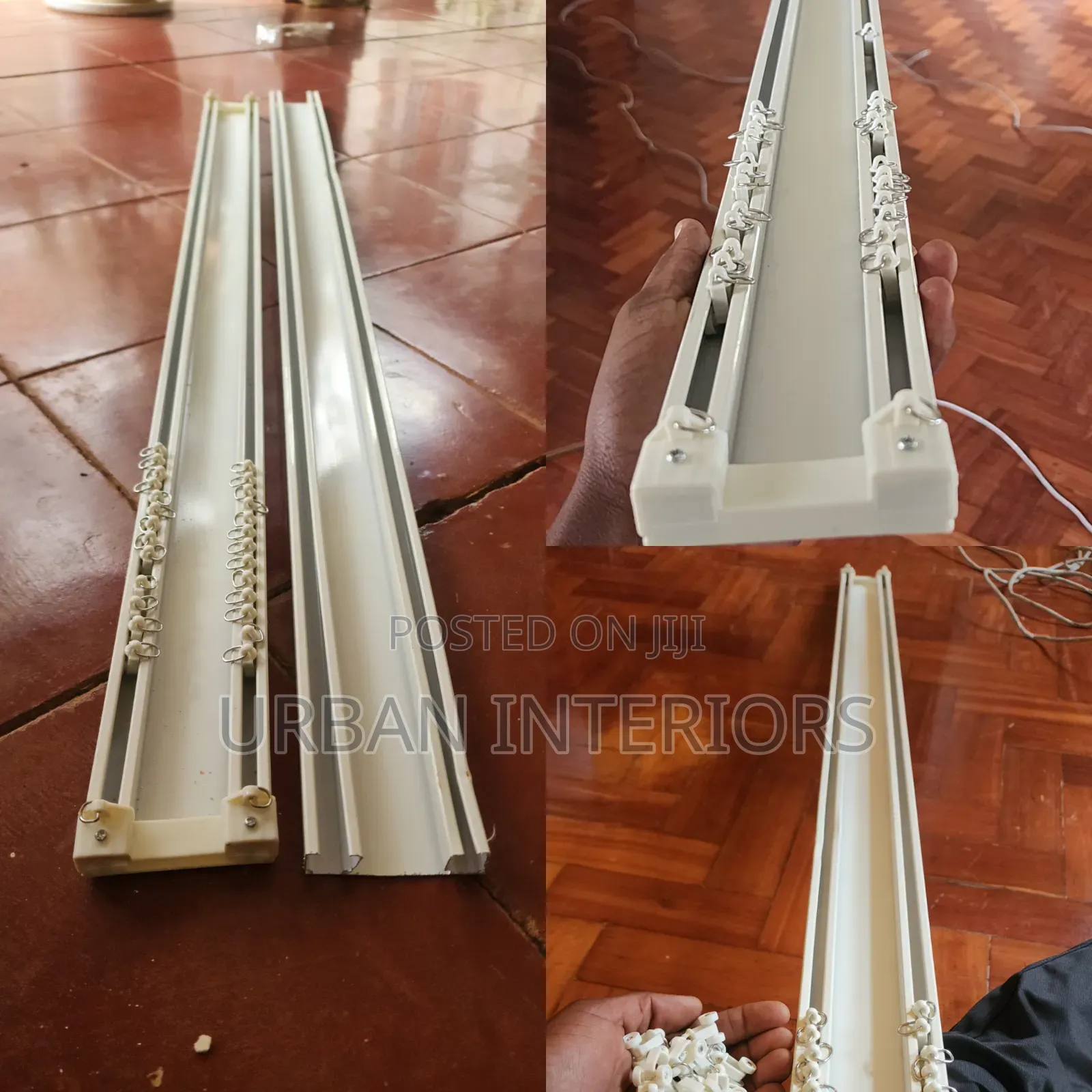 Stylish Double Curtain Rails Double Curtain Rail for Elegant Finishing