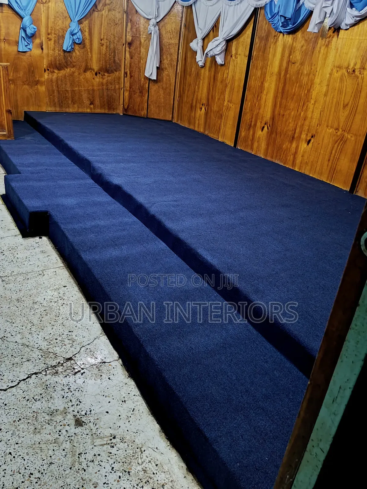 Blue Carpet Blue Carpet for Homes, Churches and Commercial Places
