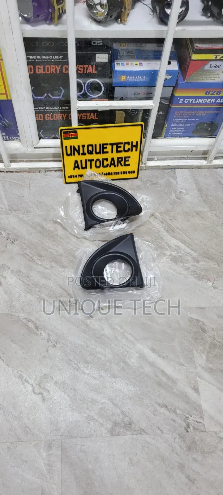 Fielder Toyota Axio 2012 Front Fog Light Covers