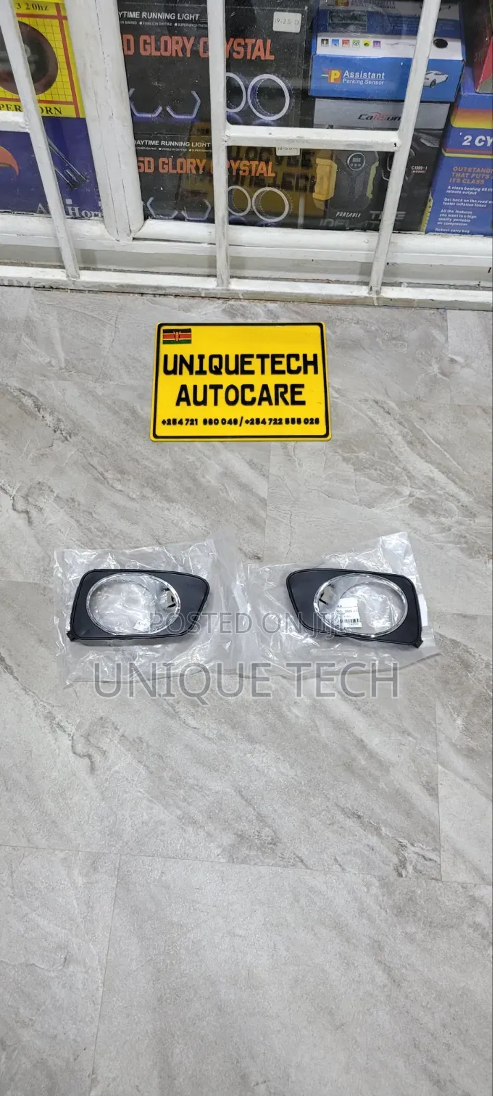Toyota Axio Fog Light Covers With Chrome