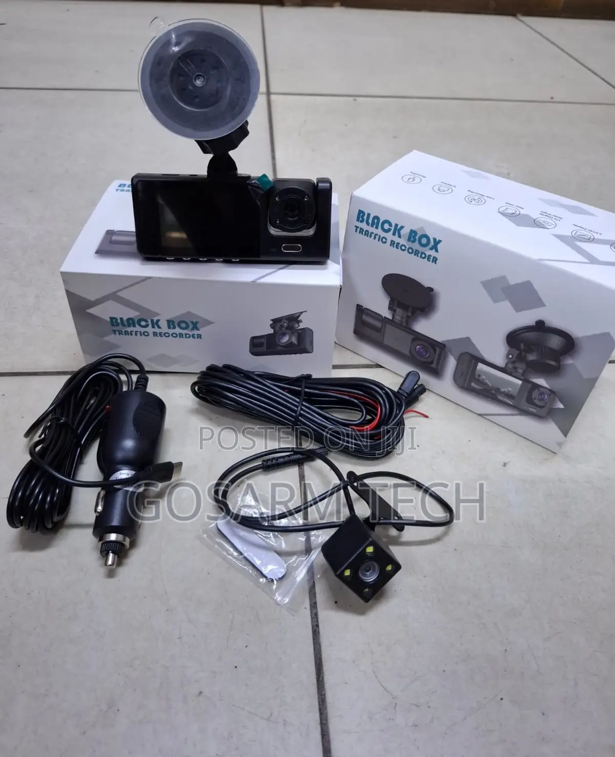 Quality Dashcam Traffic Recorder 3-in-1Three LensCamera