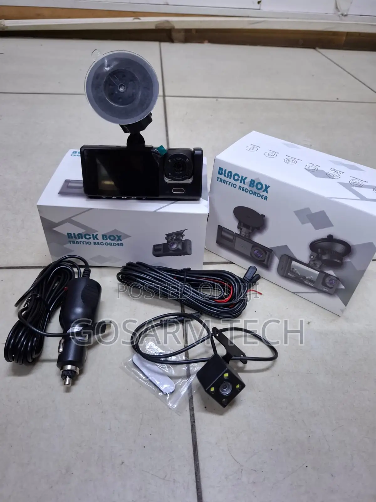 Car Surveillance 3-in-1 Vehicle Dashcam – HD Video Recording