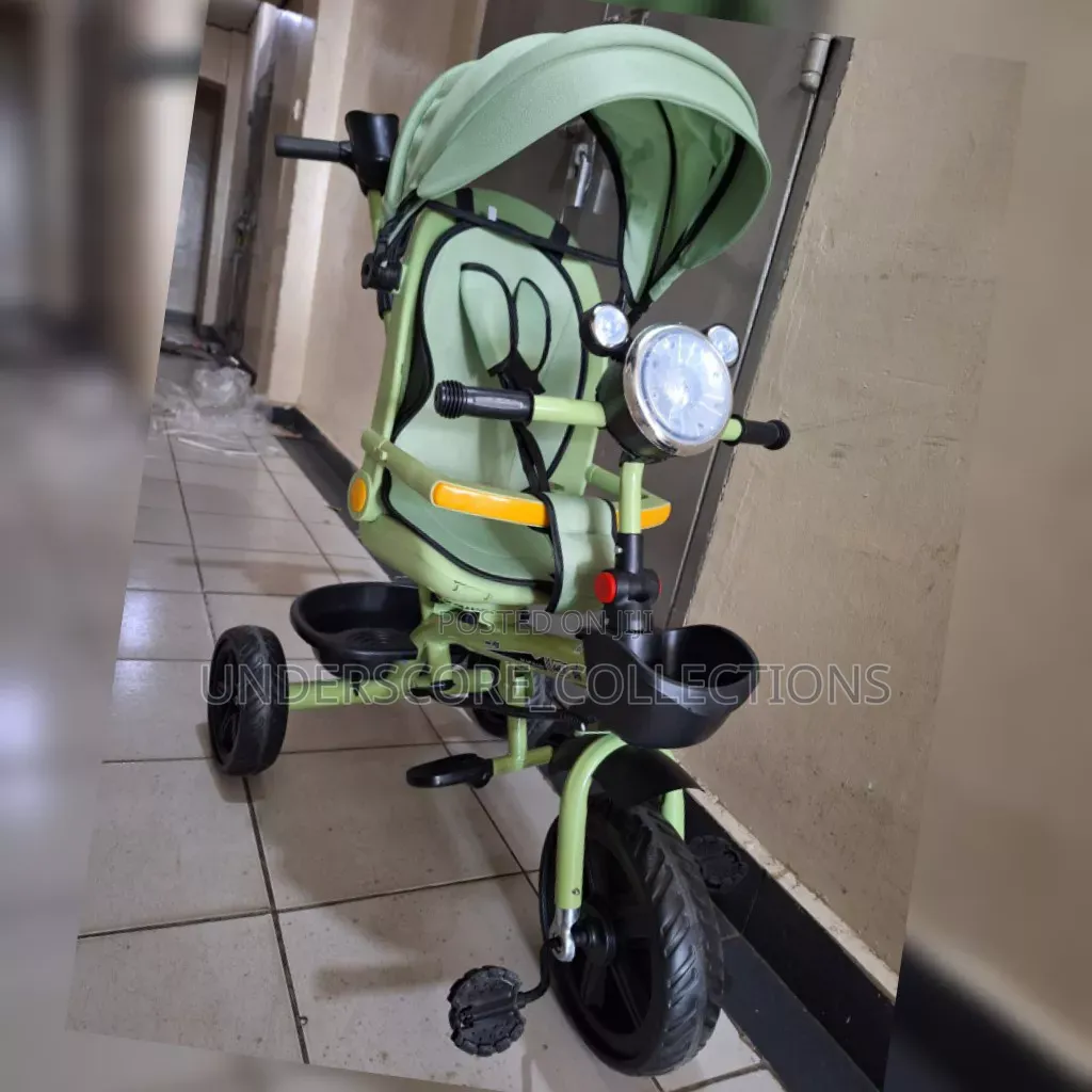 Multi-Function Children's Tricycle Stroller