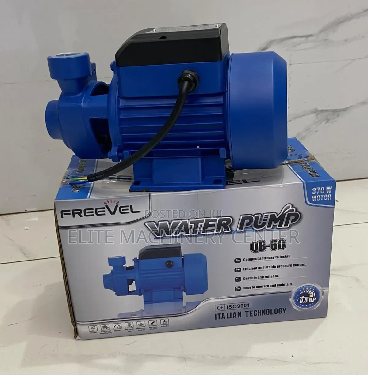 Freevel QB-60 0.5HP Electric Peripheral Water Pump,