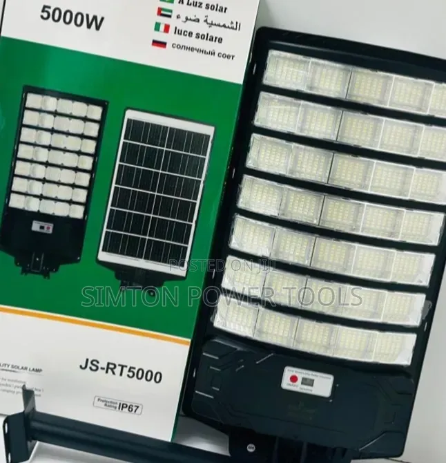 JSOT Lamp JS-RT5000 5000W Super Wide Angle All-in-One Solar Street