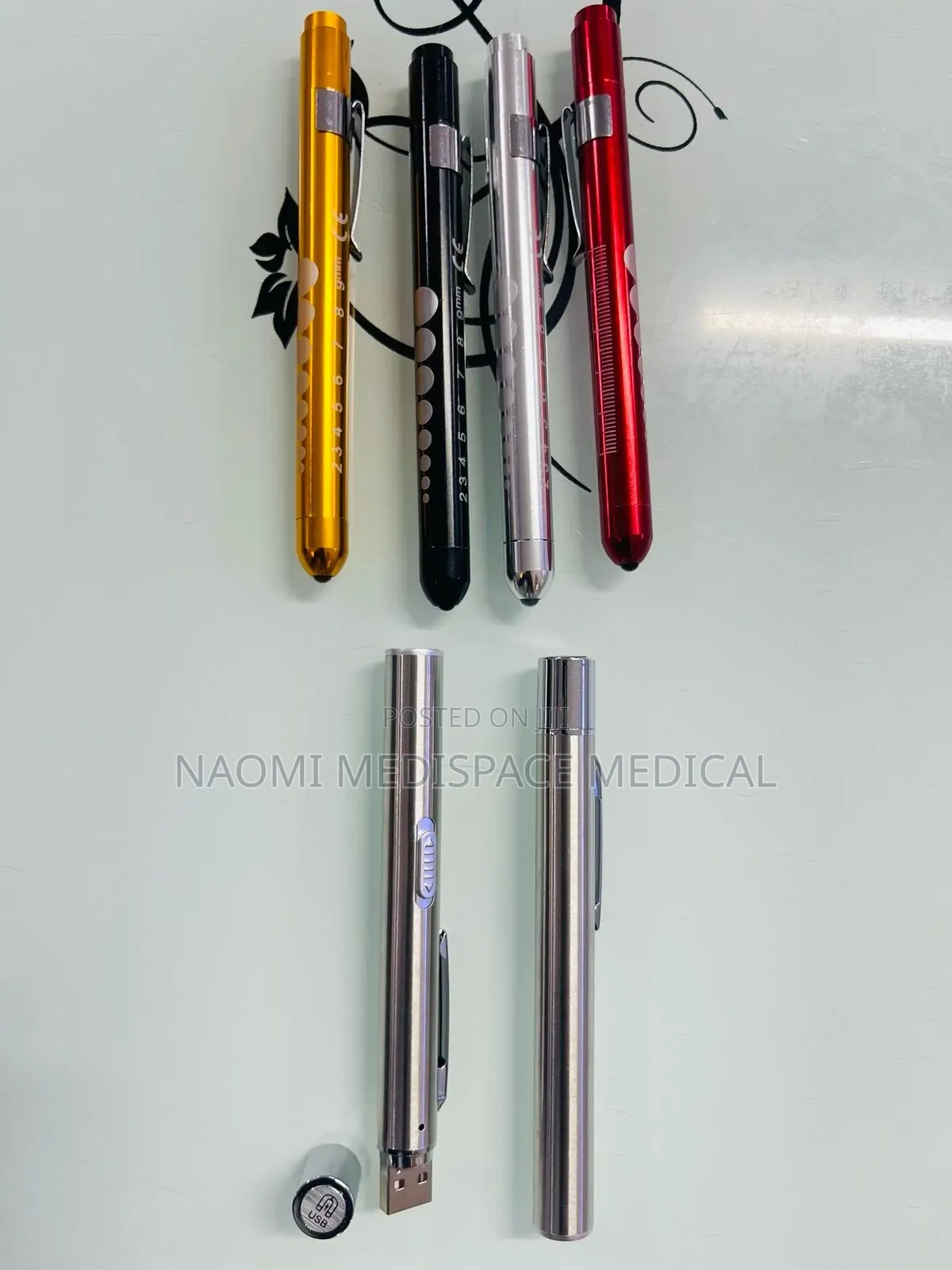 LED Nursing Medical Pentorch With Batteries