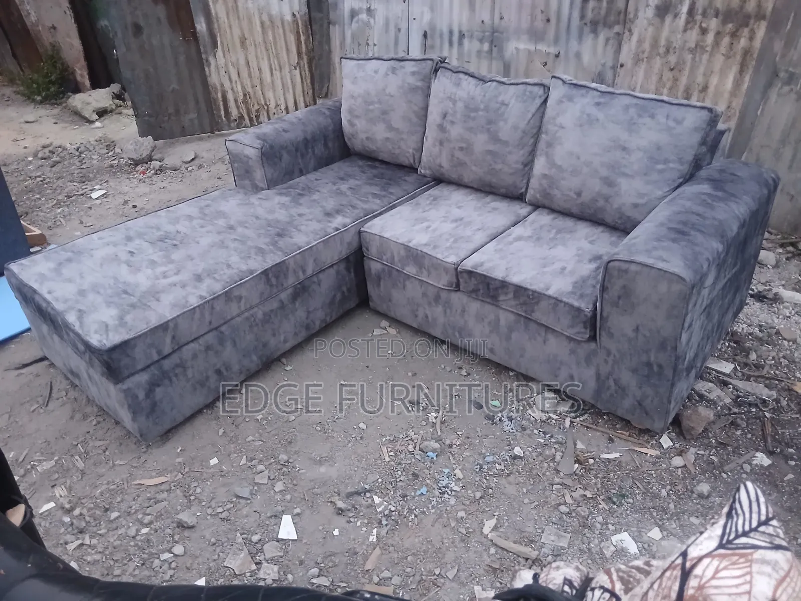 Morden Grey Five L Shaped Sofa for Sale