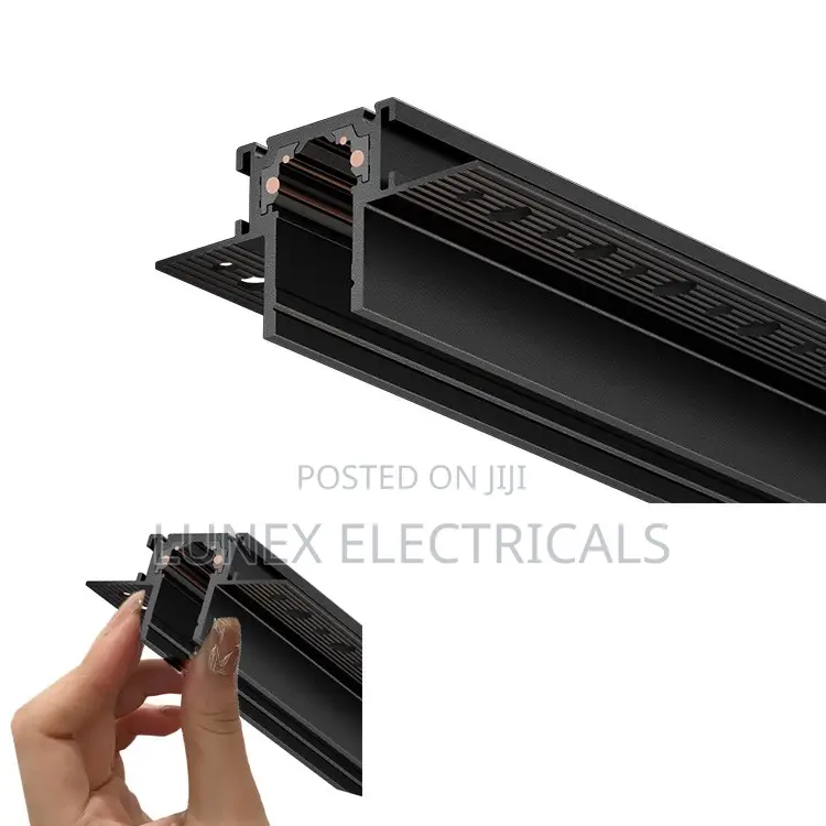 Ceiling Rail Lighting DC Aluminum Magnetic Track 3Mtrs
