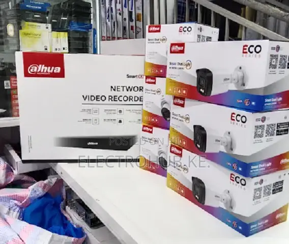 Dahua Smard Dual Eco Series 4 Channel Ip CCTV Camera Complete Kit