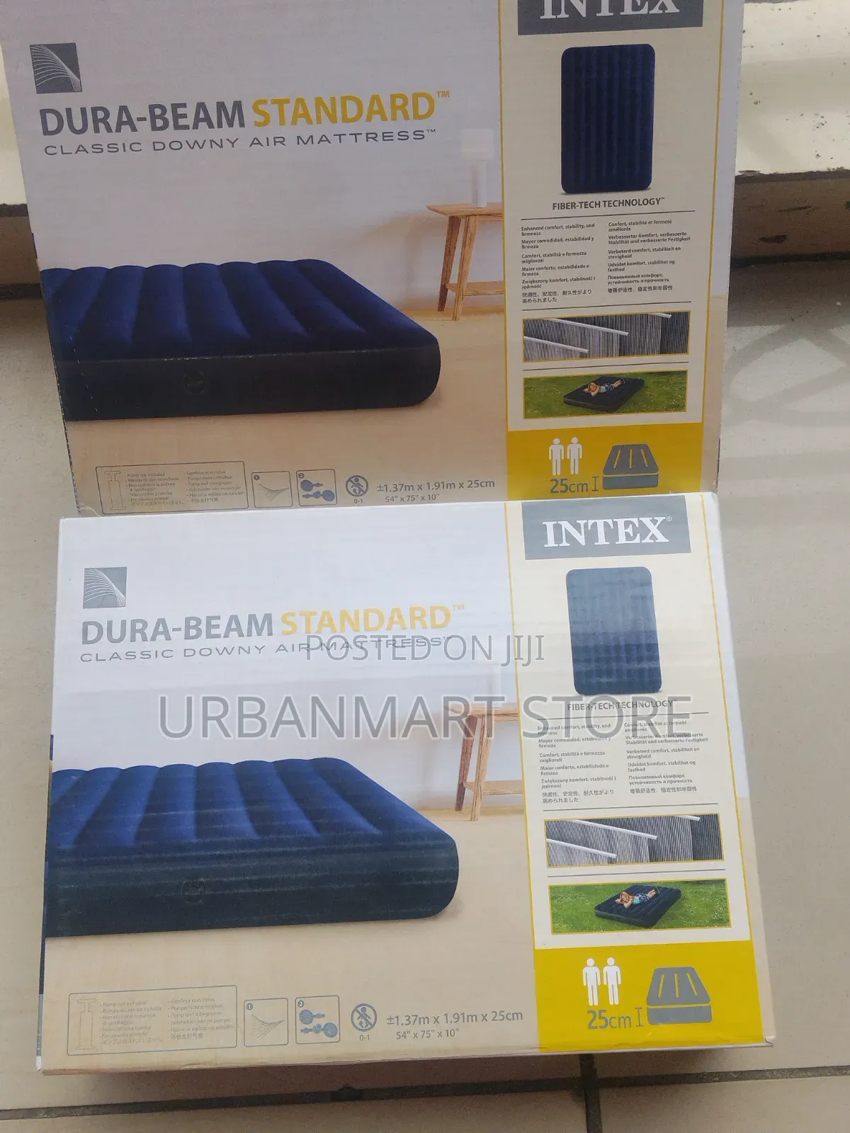 Air Mattress Intex 5 by 6 Inflatable Bed With Free Pump