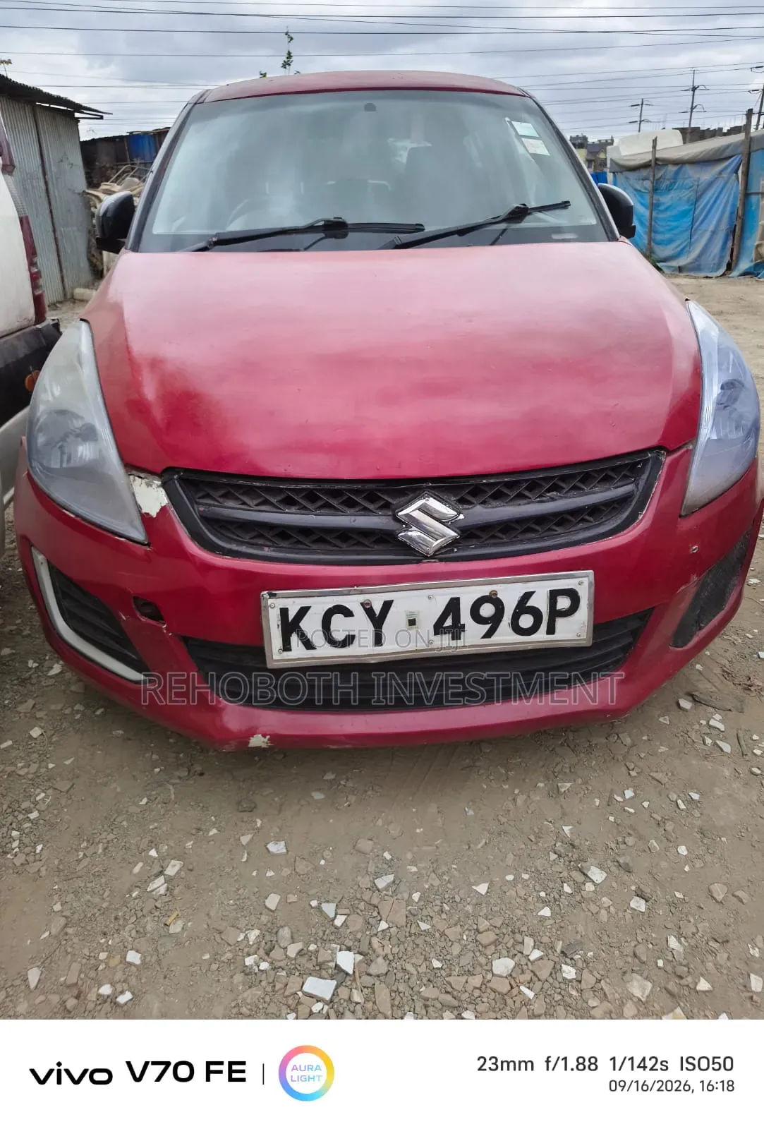 Suzuki Swift 2012 Red