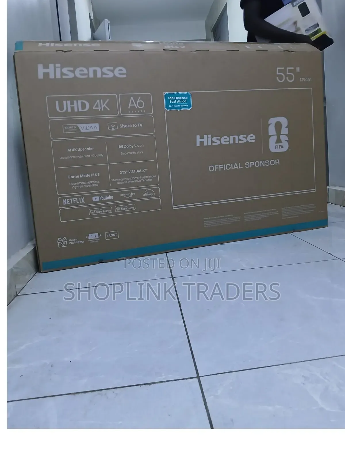 Hisense 55A6QKEN 55 Inch Smart UHD Frameless