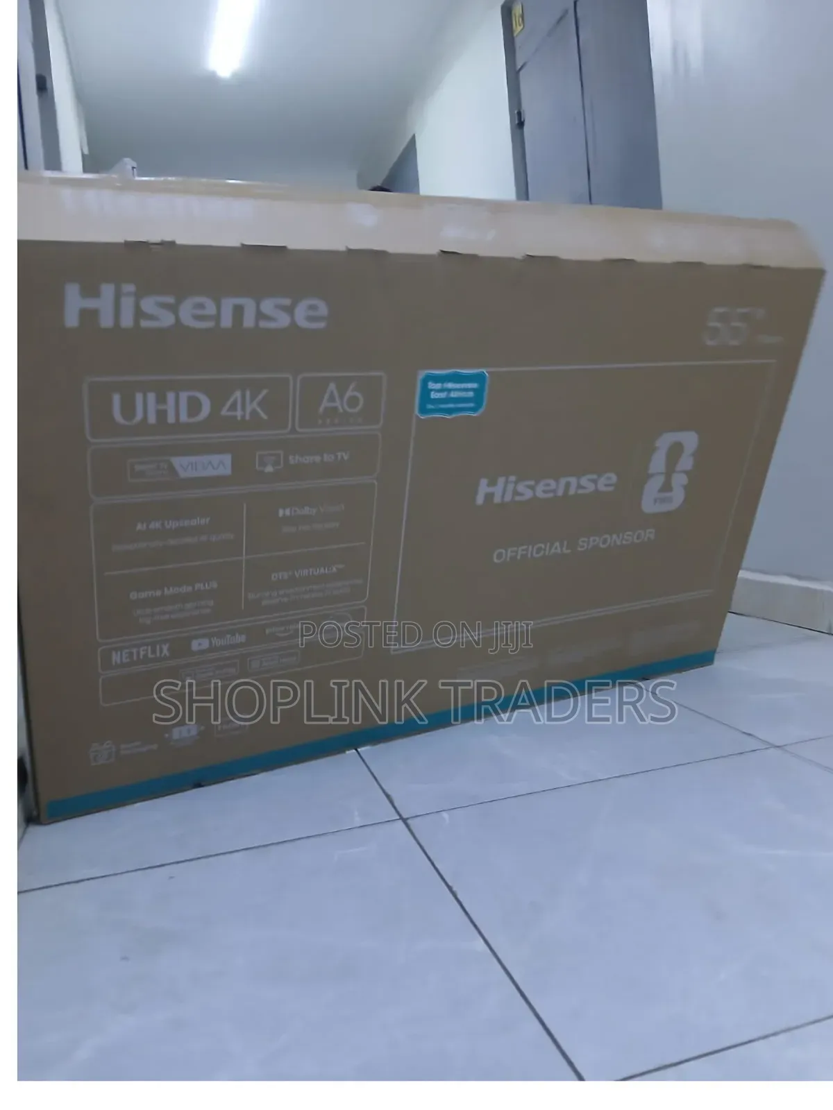 Hisense 55A6QKEN 55 Inch Smart UHD Frameless