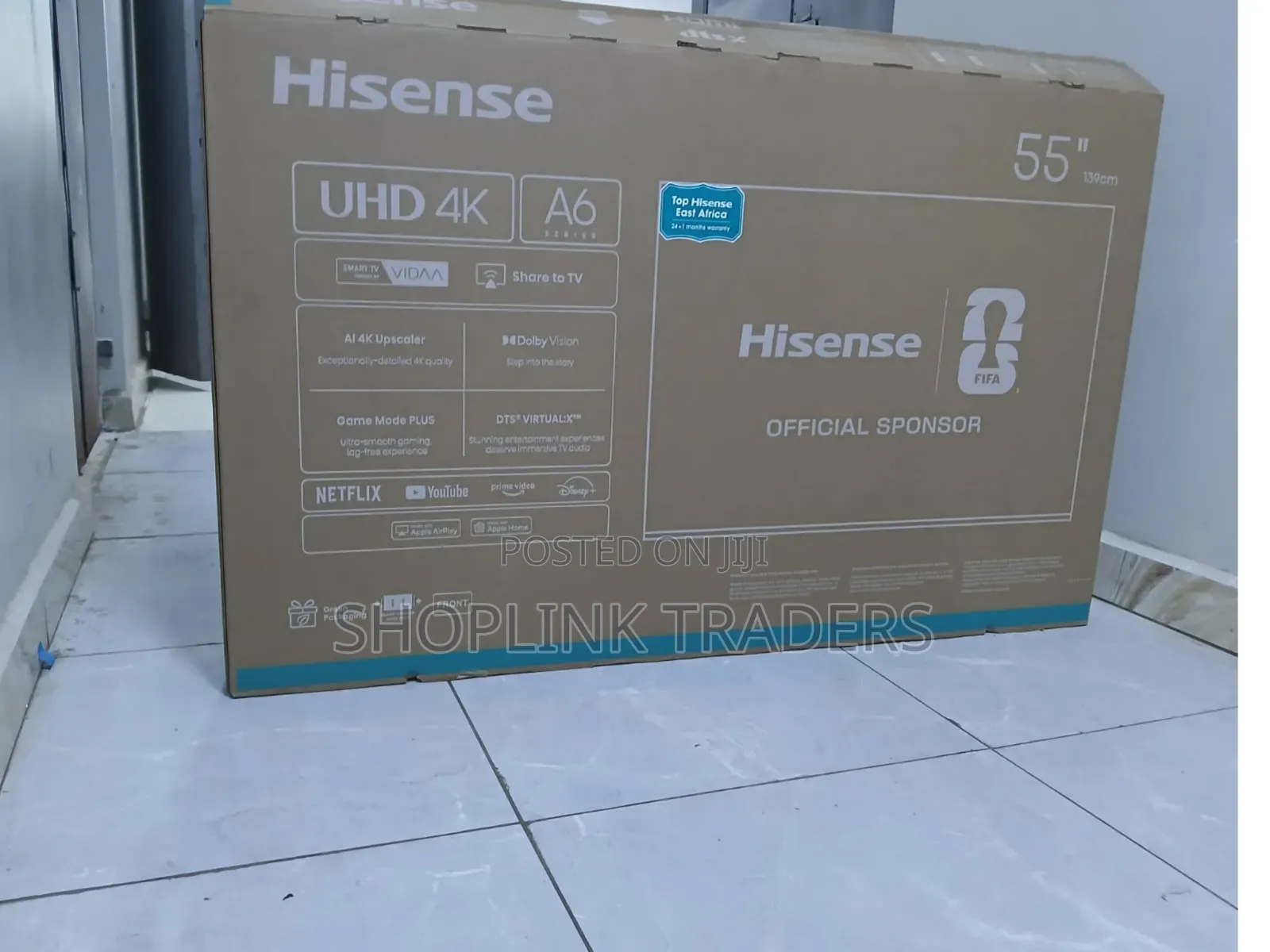 Hisense 55" Inch TV Ultra Hd TV Frameless Smart TV-Vidaa