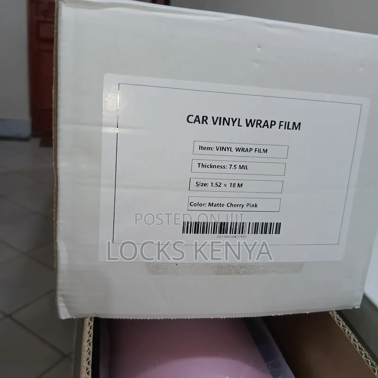 Matte Cherry Pink 1.52×28m Car Vinyl Wrap