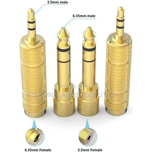 Adapter 6.35mm (1/4 Inch) Male to 3.5mm (1/8 Inch