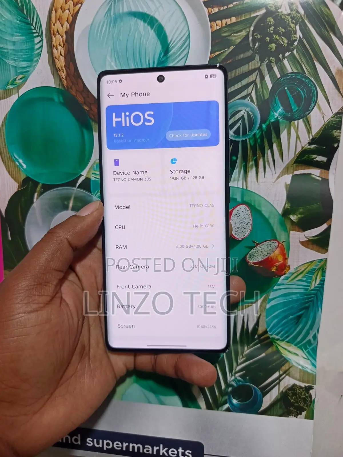 Tecno Camon 30S 128 GB Black