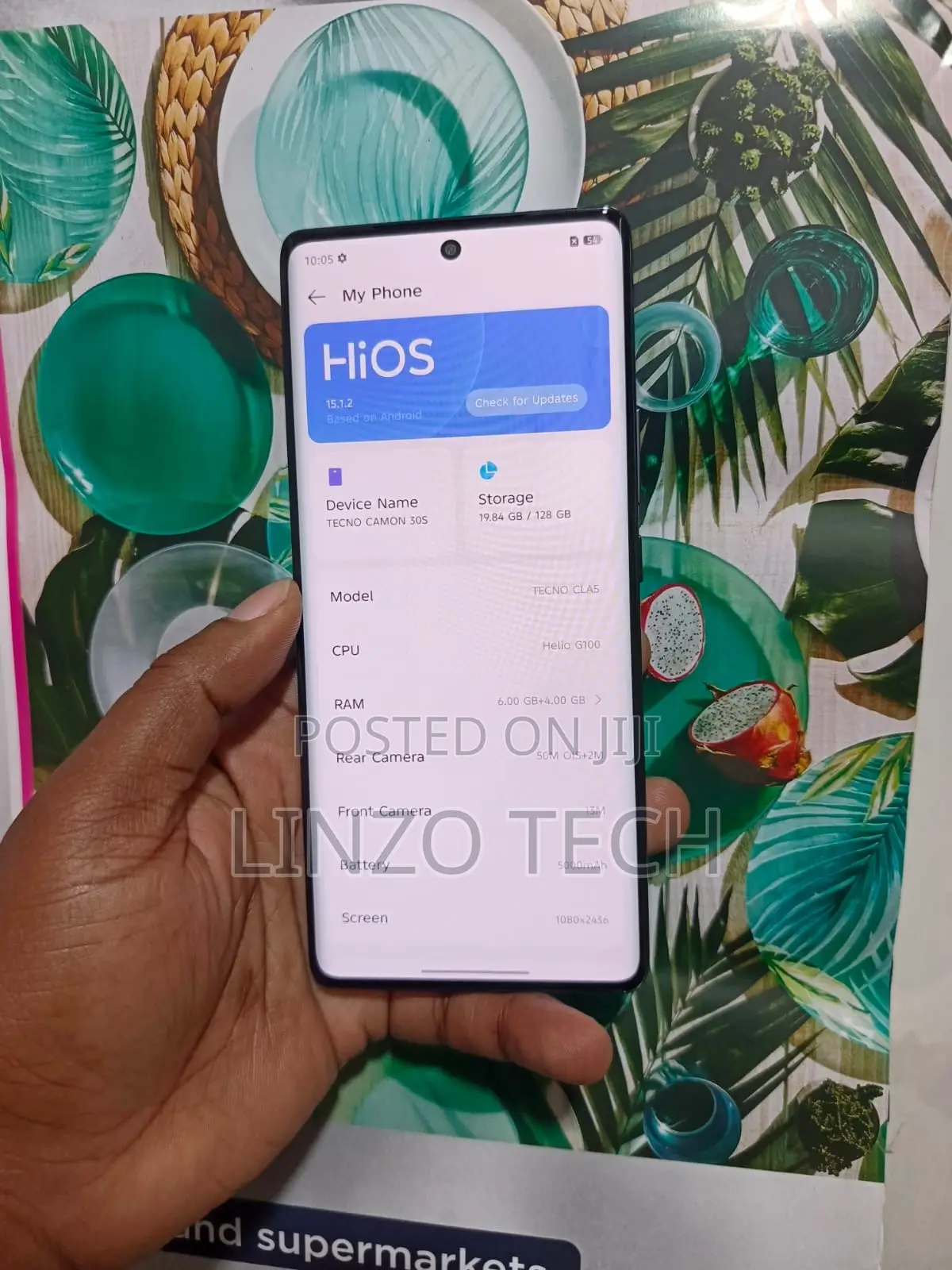 Tecno Camon 30S 128 GB Black