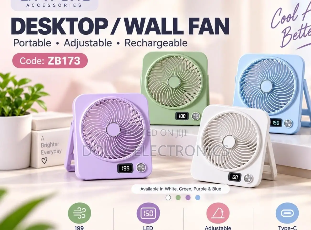 Desktop/Wall Fan ZB173
