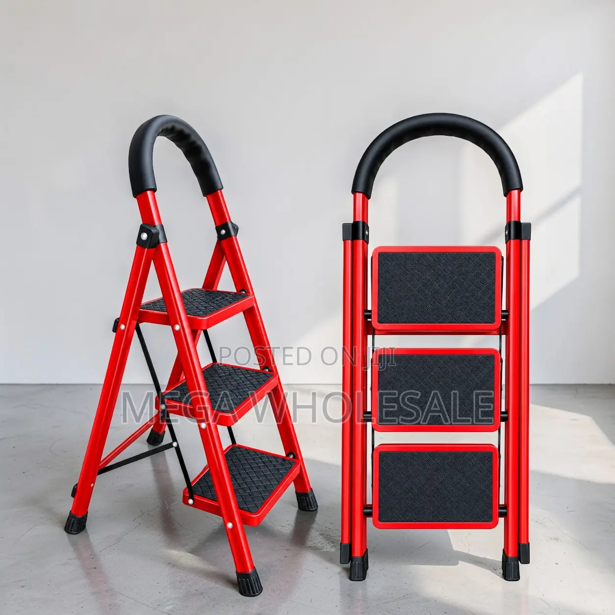 2,3,4 5 Step Folding Ladder Safety Treads for Light Repairs