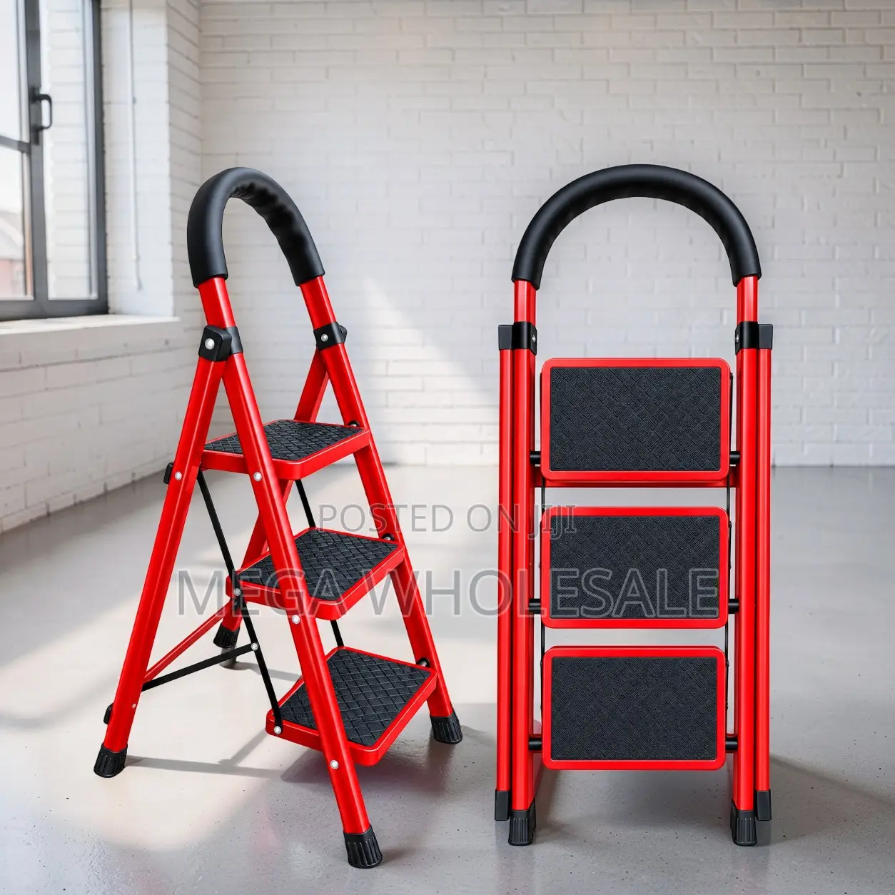 2,3,4 5 Step Folding Ladder Safety Lock for Painting Projects