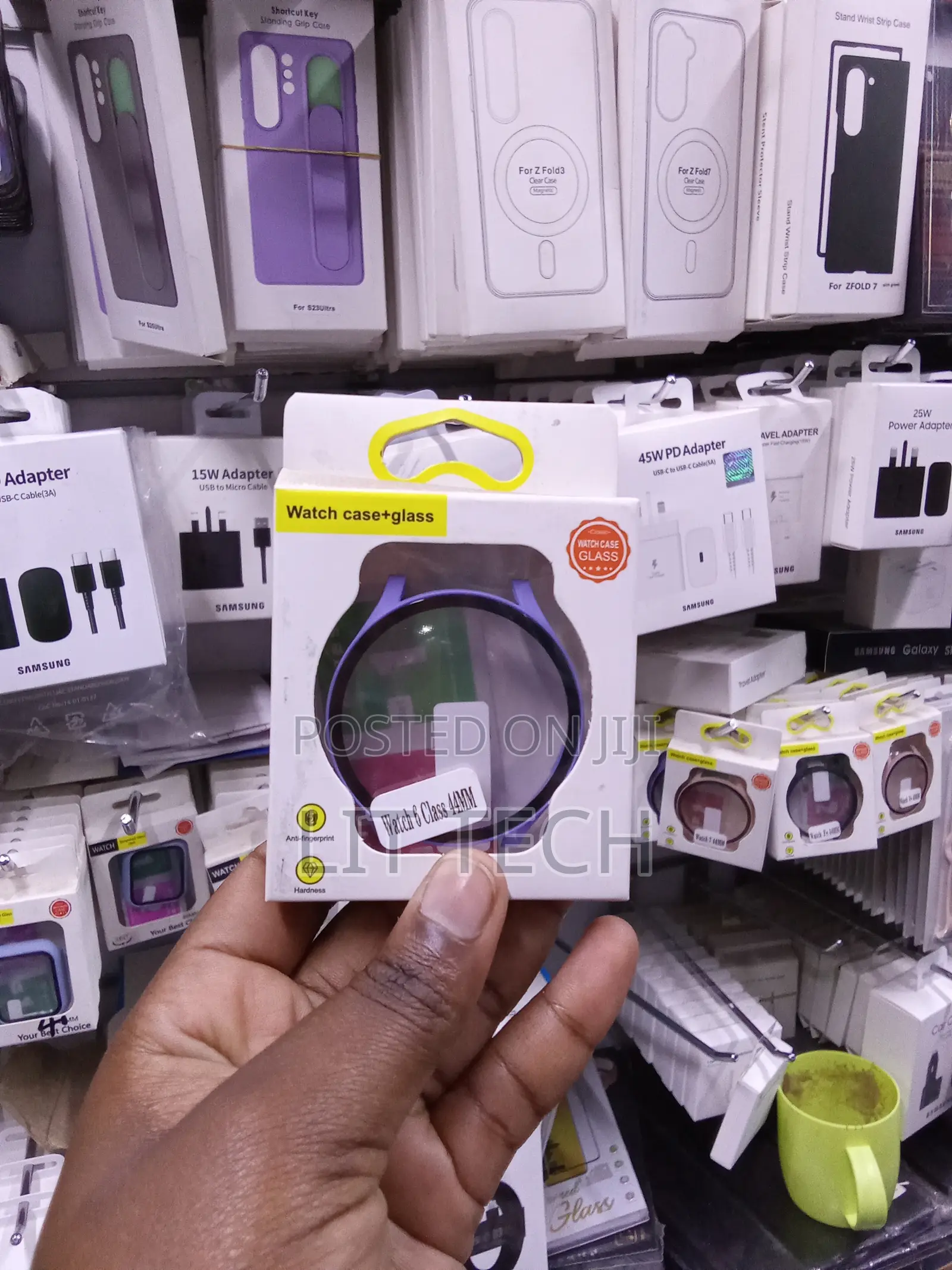 Purple Allround Lens Protector for Samsung Galaxy Watch 6 Classic 44mm
