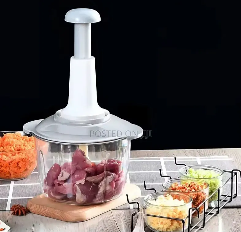 4 Blades Manual Food Processor/ Food Chopper (Capacity 1.5l)