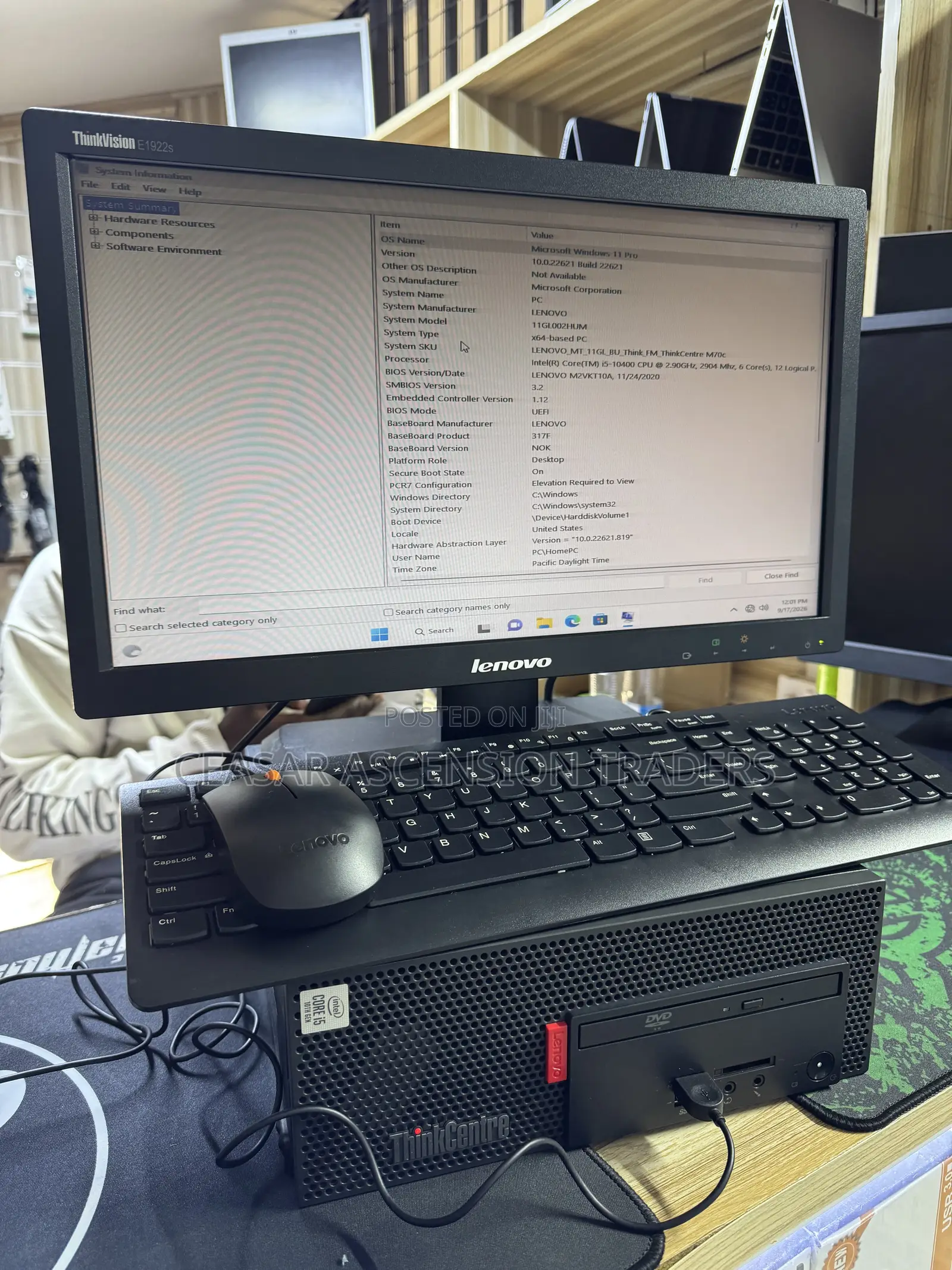 Desktop Computer Lenovo ThinkCentre M700 8GB Intel Core i5 SSD 256GB