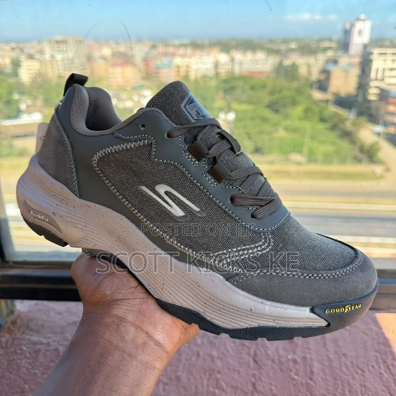 Skechers Arch Fit Goodyear-Soled Sneakers