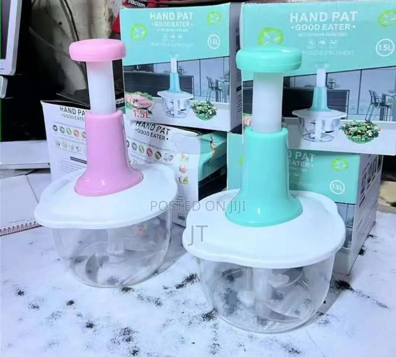 4 Blades Manual Food Processor/ Food Chopper (Capacity 1.5l)