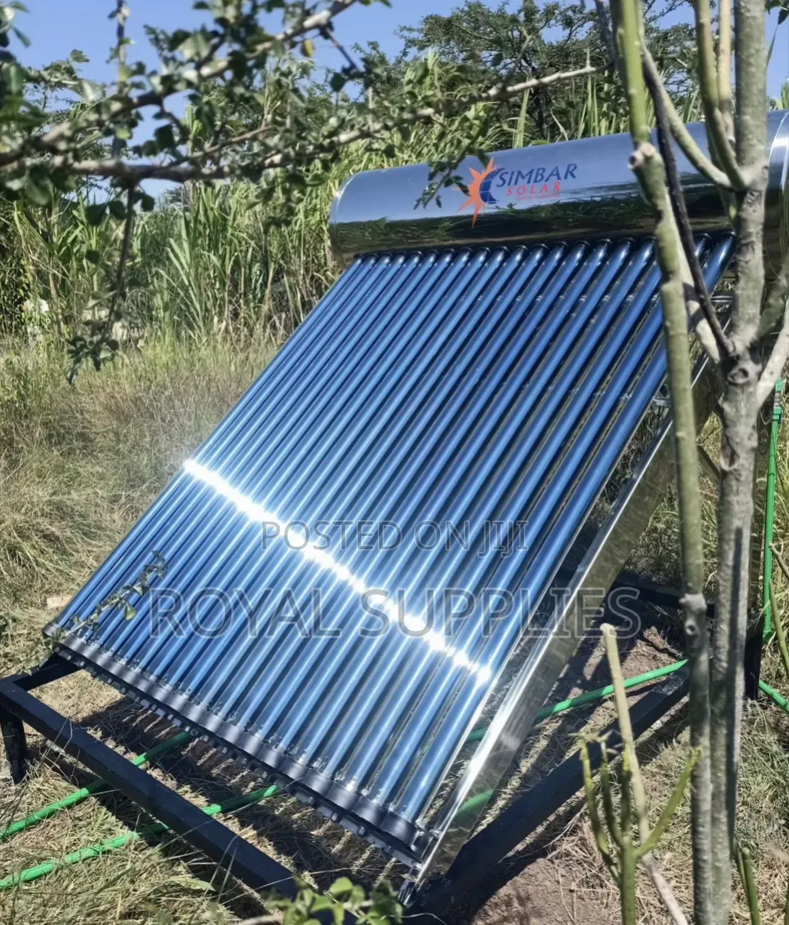 Simbar Solar 300L Solar Water Heater Stainless Steel