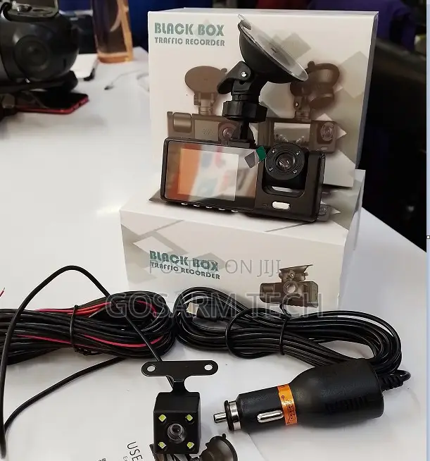 3 in 1 Front, Rear Interior Cameras With Parking Monitoring