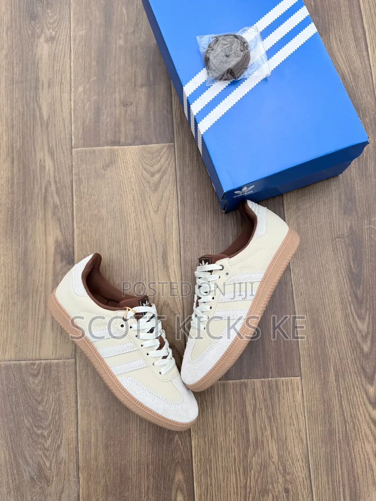 Adidas Samba OG "Cream and Brown"