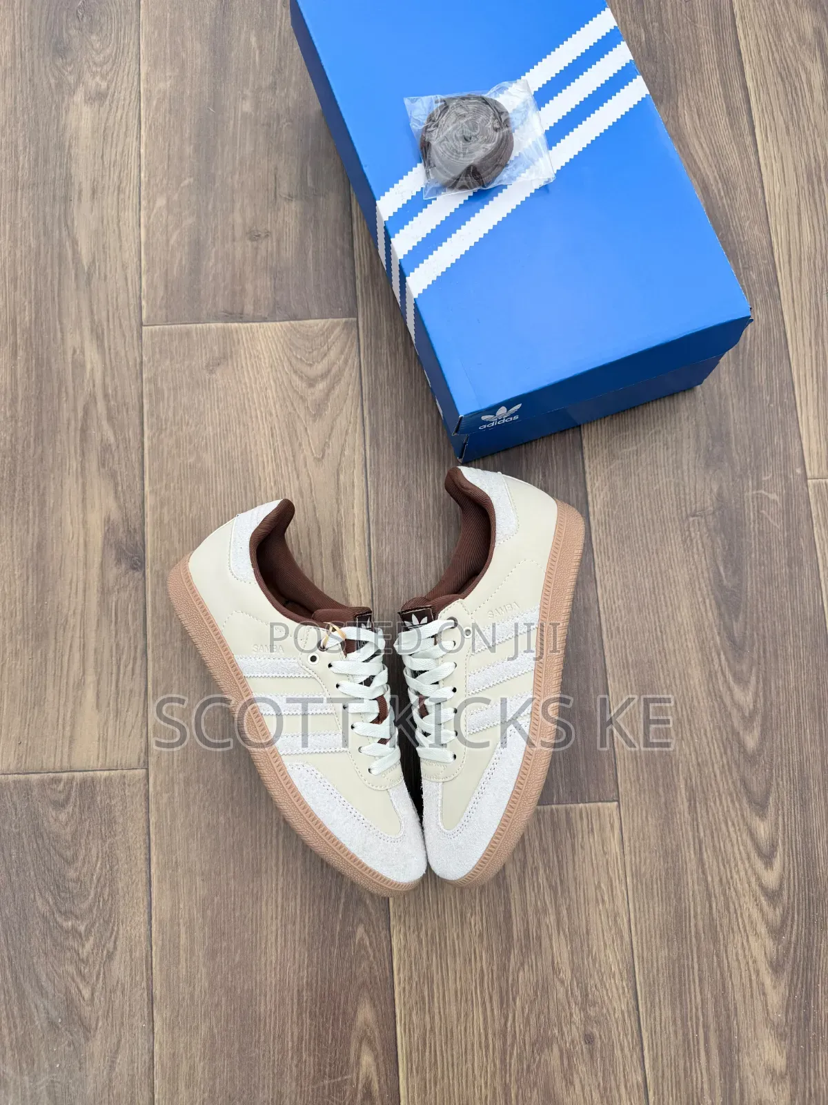 Adidas Samba OG "Cream and Brown"