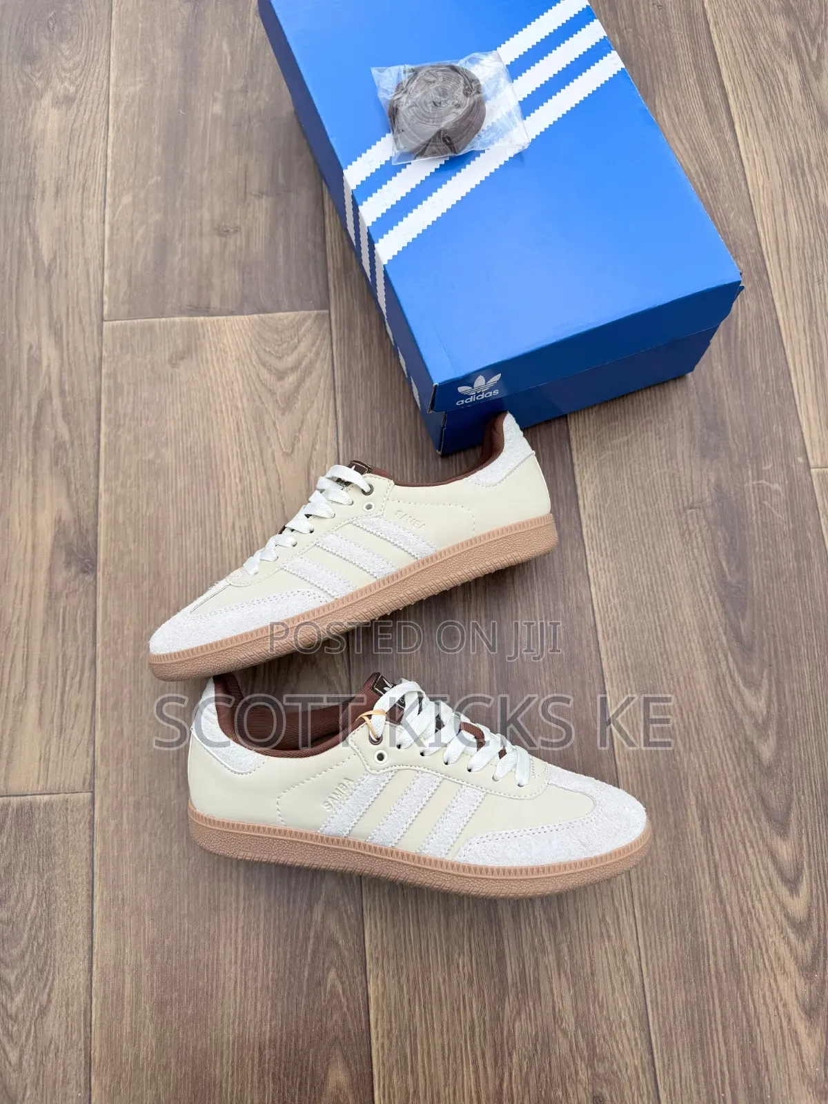 Adidas Samba OG "Cream and Brown"