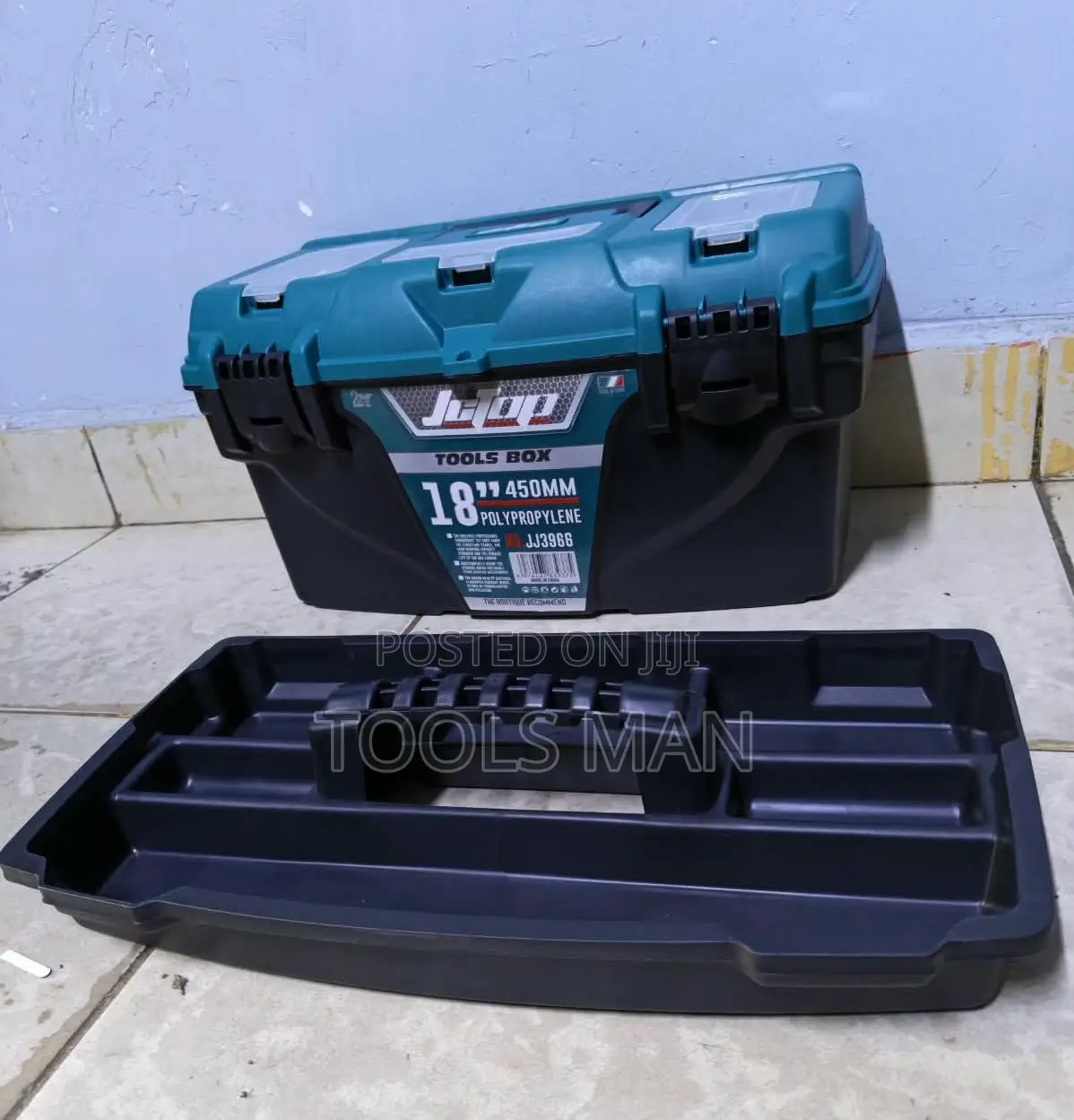 Toolbox Heavy Duty Plastic 18 Inch.Jctop Tool Box – 18"