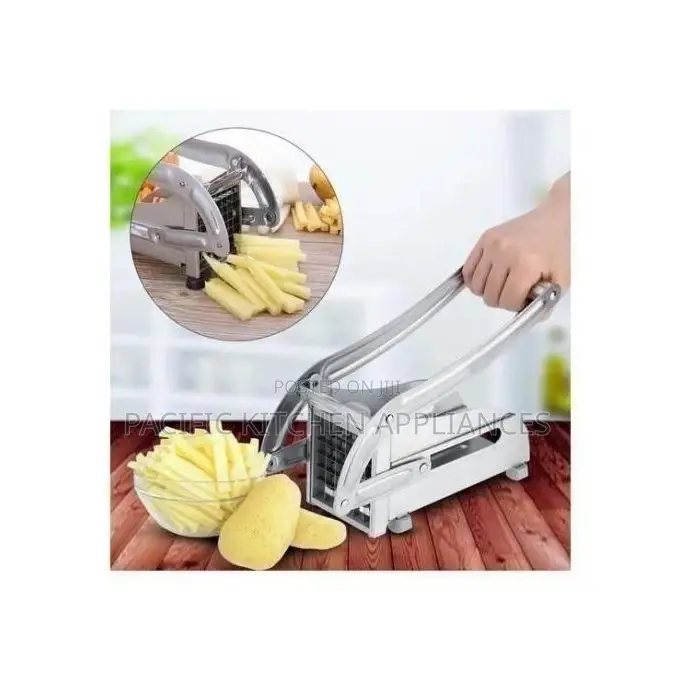 Stainless Steel Chips Cutter - Manual Potato Chopper